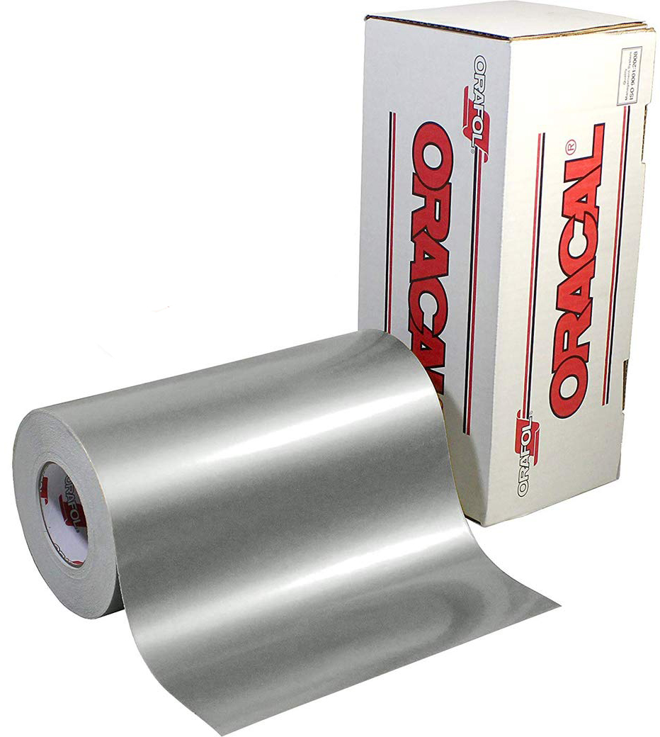 15IN SILVER GREY Metallic 651 INTERMEDIA - Oracal 651 Intermediate Calendered PVC Film